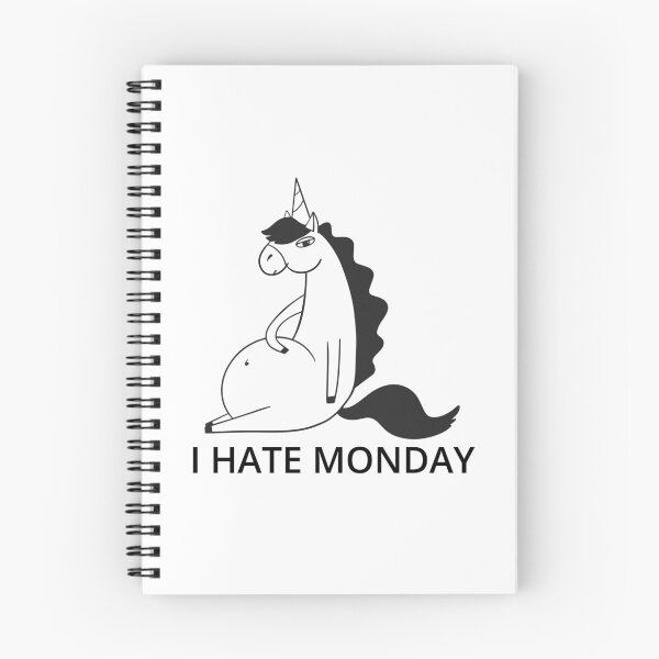 Item preview, I hate monday designed and sold by SolArt88.