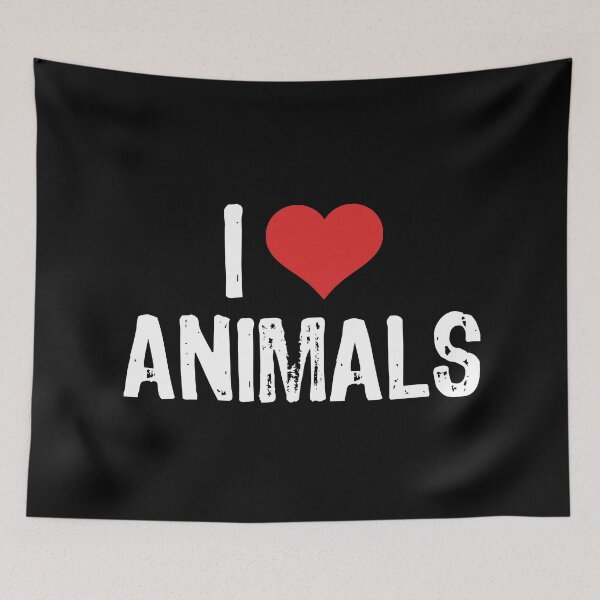 Item preview, I Love Animals designed and sold by The "I Love Everything" Shop.
