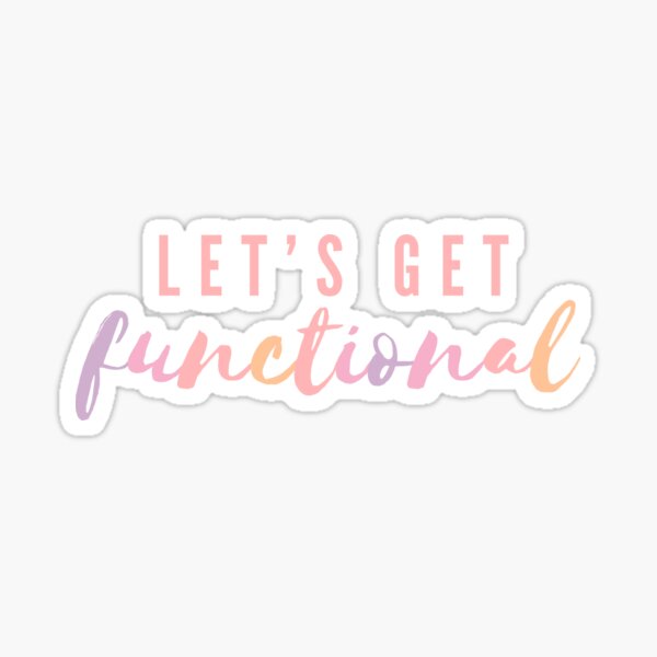 Item preview, Let's Get Functional designed and sold by Cardinal Designs.