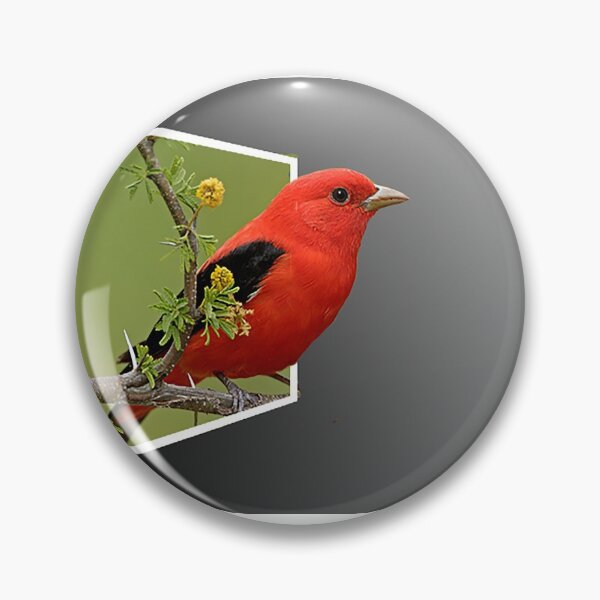 Item preview, Red bird out of frame designed and sold by Rammohanrao Kilari.