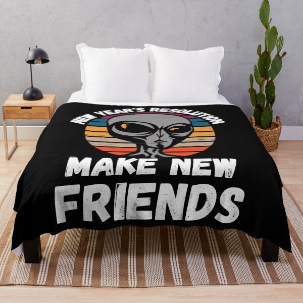 Item preview, New Year's Resolution Make New Friends 2022 designed and sold by RGRamsey.