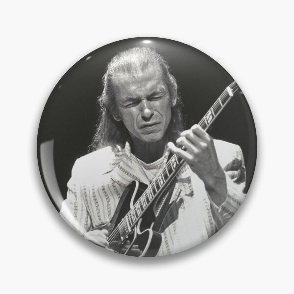 Item preview, Steve Howe BW Photograph designed and sold by ConcertImages.