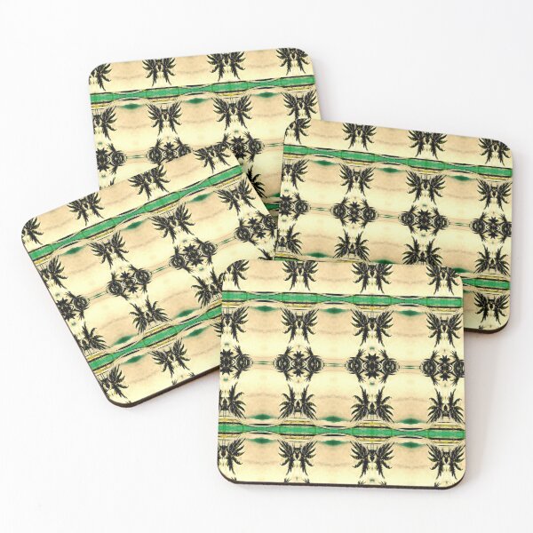 Item preview, Padrão Preto e verde rm fundo madeira designed and sold by Mefista.