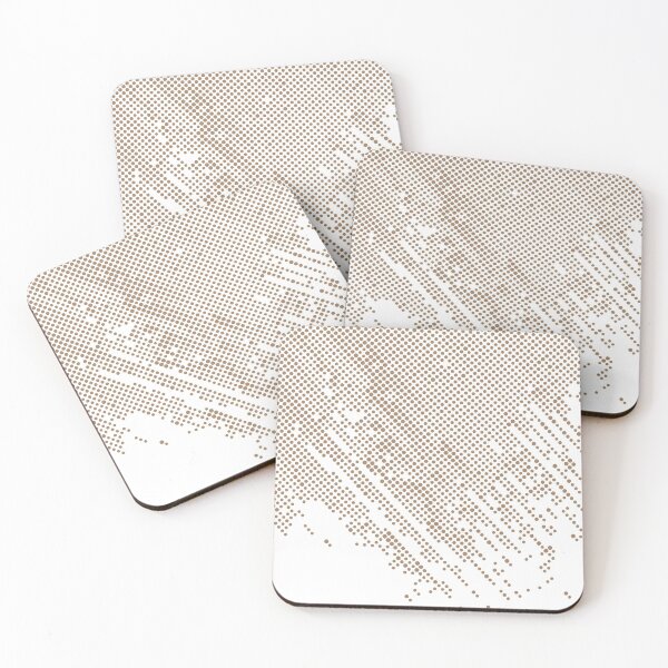 Item preview, Brown and White Polka Dot Abstract Pattern Pairs Dulux 2022 Popular Colour Spiced Honey designed and sold by ColorOfTheYears.