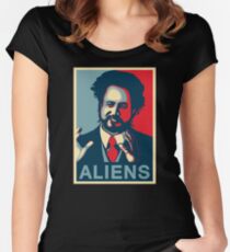Ancient Aliens Giorgio A. Tsoukalos Women's Fitted Scoop T-Shirt