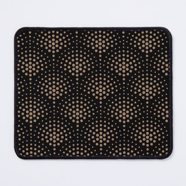 Item preview, Black and Brown Polka Dot Scallop Pattern Pairs Dulux 2022 Popular Colour Spiced Honey designed and sold by ColorOfTheYears.