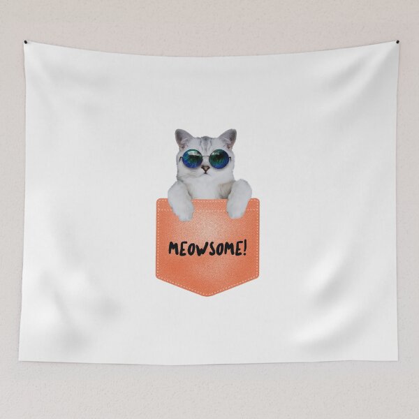 Item preview, Meowsome! Funny Cat designed and sold by Dim0107.