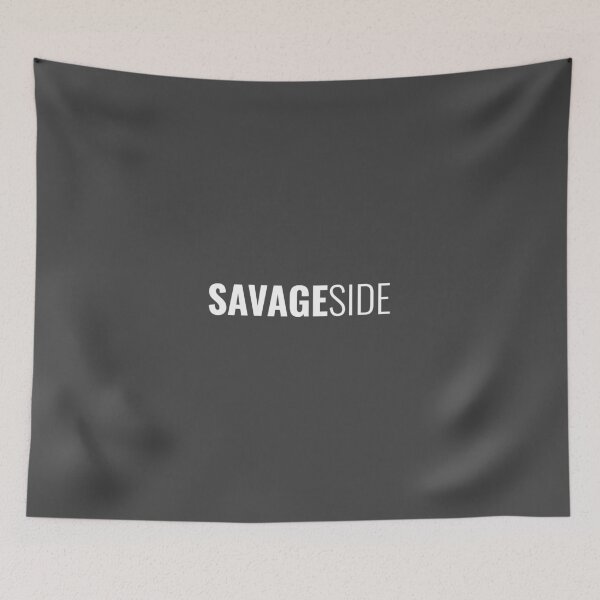 Item preview, Savage Side, Simple Quotes designed and sold by Minimalist Quotes and Sayings.