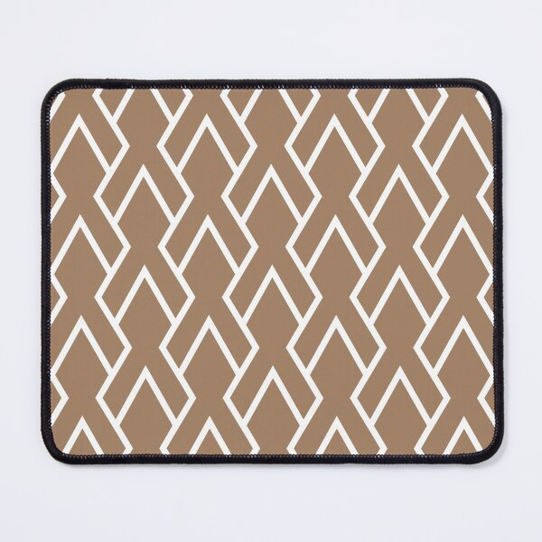 Item preview, Brown and White Tessellation Line Pattern 6 Pairs Dulux 2022 Popular Colour Spiced Honey designed and sold by ColorOfTheYears.