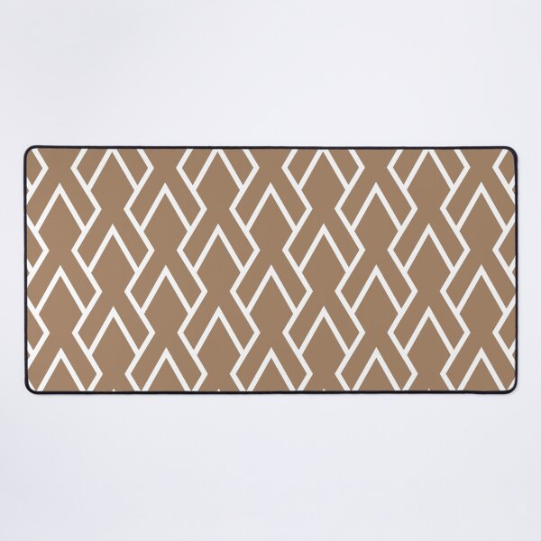 Item preview, Brown and White Tessellation Line Pattern 6 Pairs Dulux 2022 Popular Colour Spiced Honey designed and sold by ColorOfTheYears.