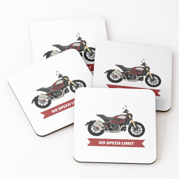Item preview, Indian FTR 1200 with quote "No Speed Limit" designed and sold by WiredDesigns.