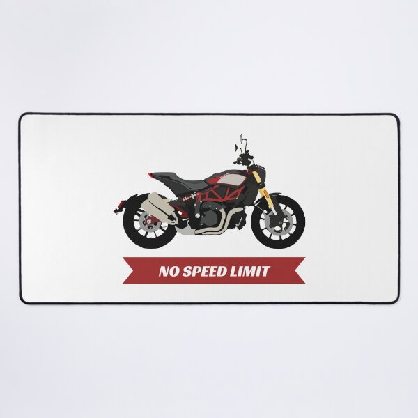 Item preview, Indian FTR 1200 with quote "No Speed Limit" designed and sold by WiredDesigns.