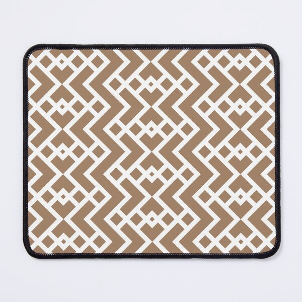 Item preview, Brown and White Tessellation Line Pattern 25 Pairs Dulux 2022 Popular Colour Spiced Honey designed and sold by ColorOfTheYears.
