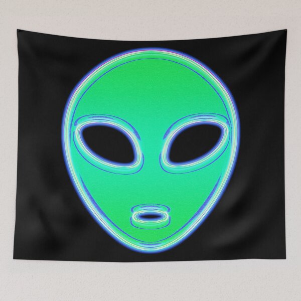Item preview, Aesthetic Green Alien designed and sold by PaleBones.