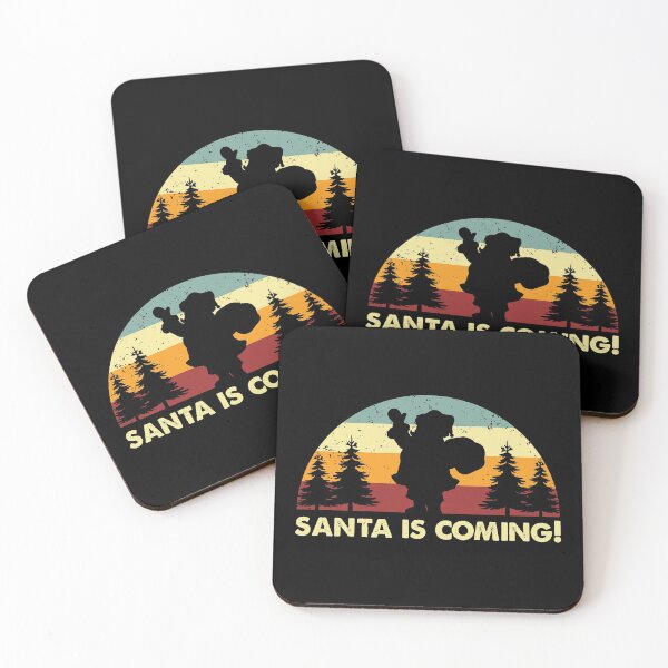 Item preview,  Retro Santa is Coming designed and sold by Whimsical  Thinker.