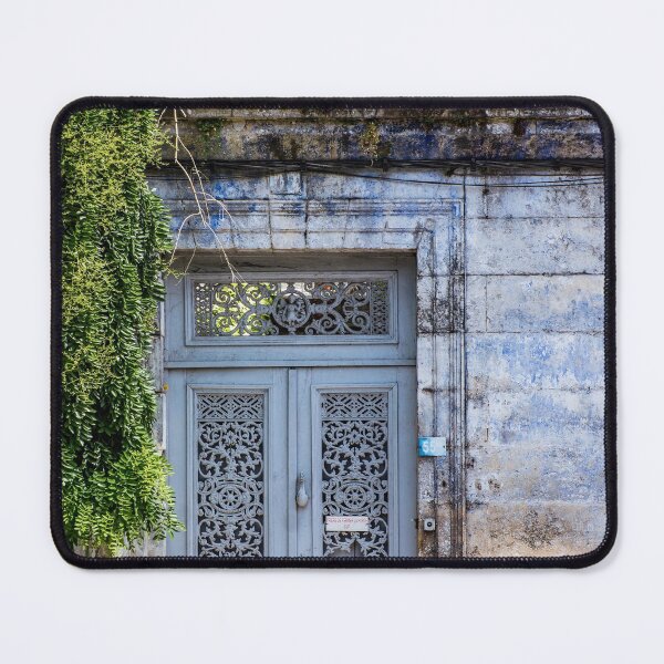 Item preview, blue door and balcony designed and sold by ellydevries.