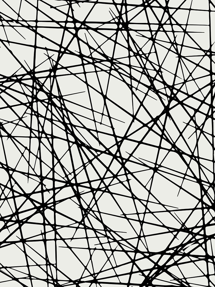 Aperçu 5 sur 5. Robe trapèze avec l'œuvre Black and Off White Modern Criss Cross Line Pattern Pairs Dulux 2022 Popular Colour Cloudy Dreams créée et vendue par ColorOfTheYears.