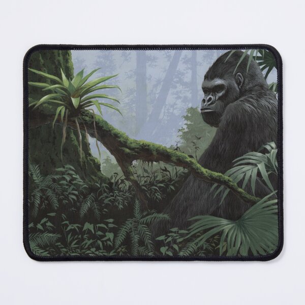 Item preview, Simio espalda plateada en el bosque designed and sold by Tony Morgan.