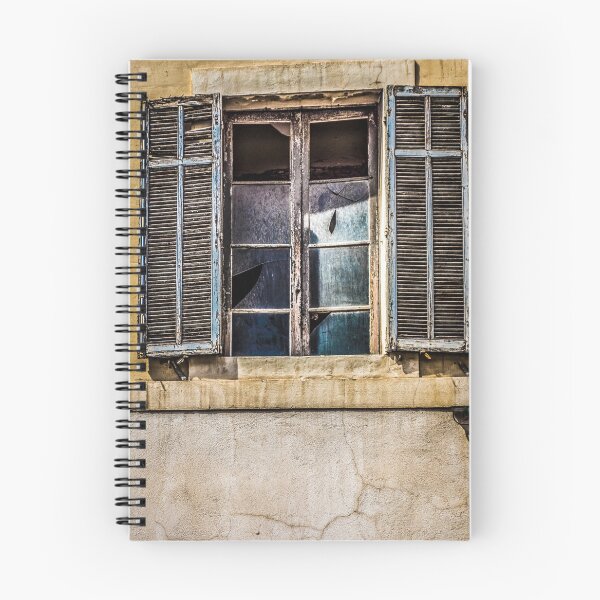 Item preview, old tattered windows with shutters designed and sold by ellydevries.