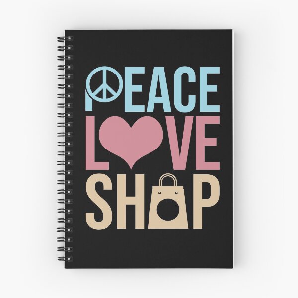 Item preview, Peace Love Shop Shopping Einkaufen designed and sold by MooonTees.