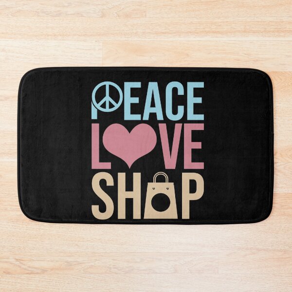 Item preview, Peace Love Shop Shopping Einkaufen designed and sold by MooonTees.