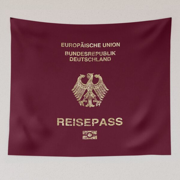 Item preview, German Vintage Passport designed and sold by Lidra Zehcnas.