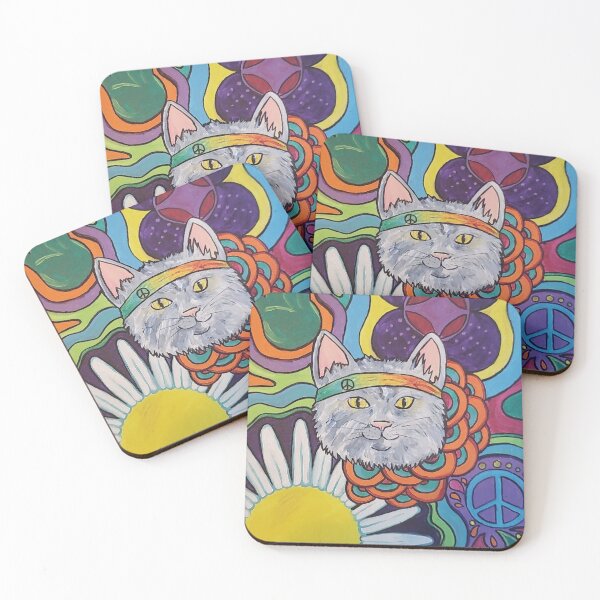 Item preview, Groovy Cat designed and sold by DaughertyDraws.