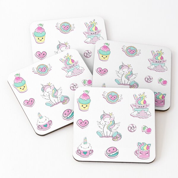 Item preview, Encourage Mint, Kawai Unicorn, Kawai Food, Kawaii Candy designed and sold by graphic-genie.