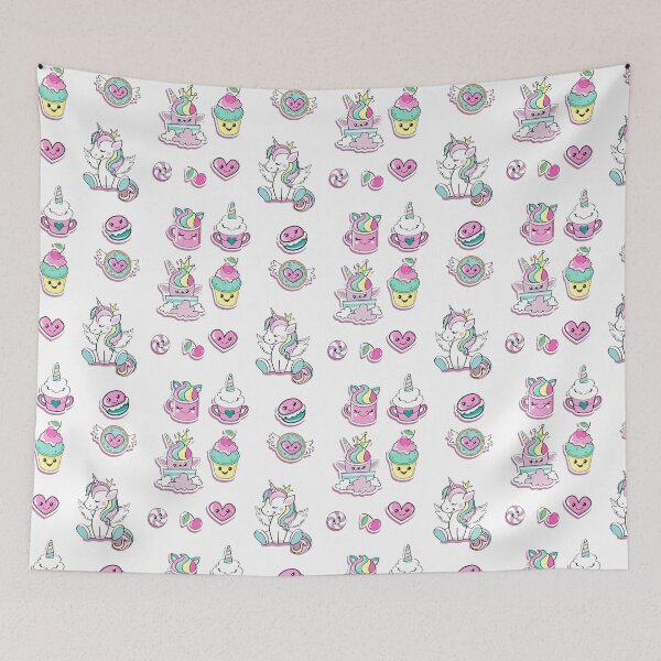 Item preview, Encourage Mint, Kawai Unicorn, Kawai Food, Kawaii Candy designed and sold by graphic-genie.