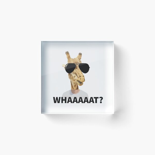 Item preview, WHAAAAAAT FUNNY JIRAFA - ANIMALS ANIMAL LIFE  designed and sold by Tropical Blood.