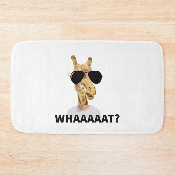Item preview, WHAAAAAAT FUNNY JIRAFA - ANIMALS ANIMAL LIFE  designed and sold by Tropical Blood.