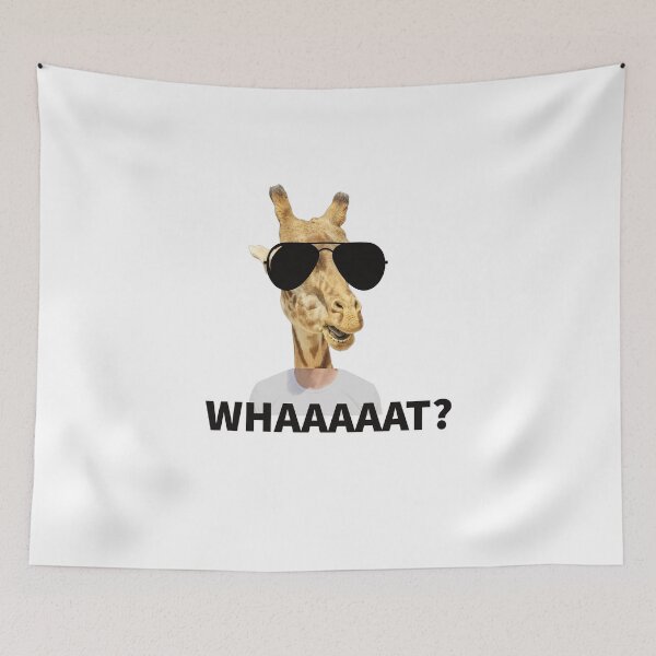 Item preview, WHAAAAAAT FUNNY JIRAFA - ANIMALS ANIMAL LIFE  designed and sold by Tropical Blood.