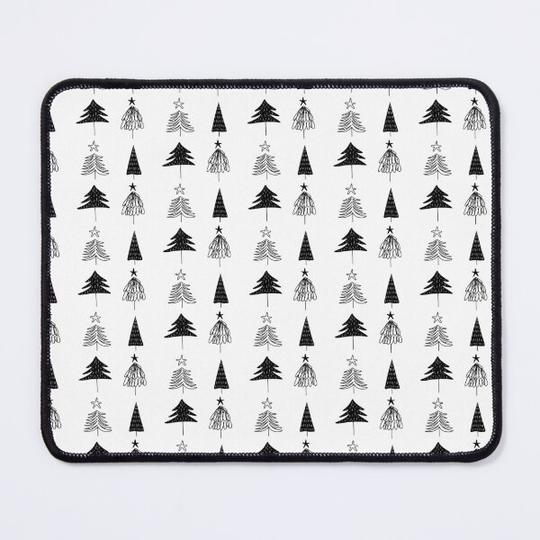 Item preview, Simple Christmas tree, black and white tree illustration designed and sold by SolArt88.