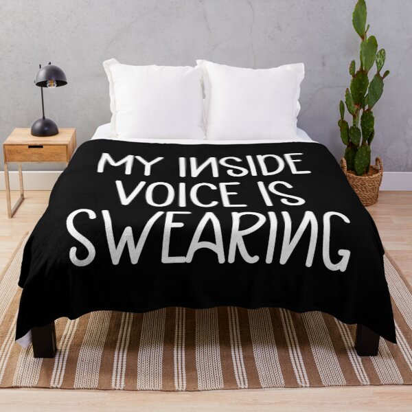 Item preview,  My Inside Voice Is Swearing designed and sold by PeachesMommy.