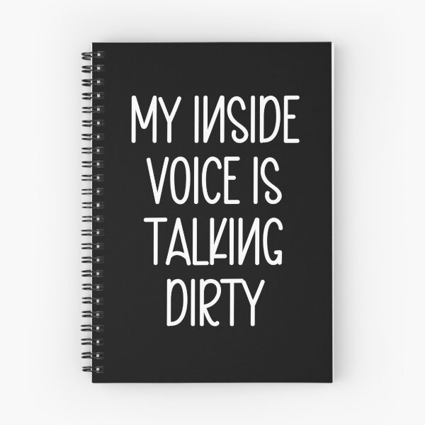 Item preview,  My Inside Voice Is Talking Dirty  designed and sold by PeachesMommy.