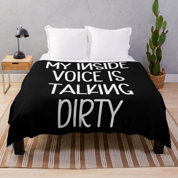 Item preview,  My Inside Voice Is Talking Dirty  designed and sold by PeachesMommy.