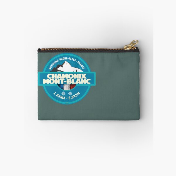 Item preview, Chamonix Mont Blanc Ski France Skiing Alps Sticker T-Shirt 02 designed and sold by OuterShellUK.