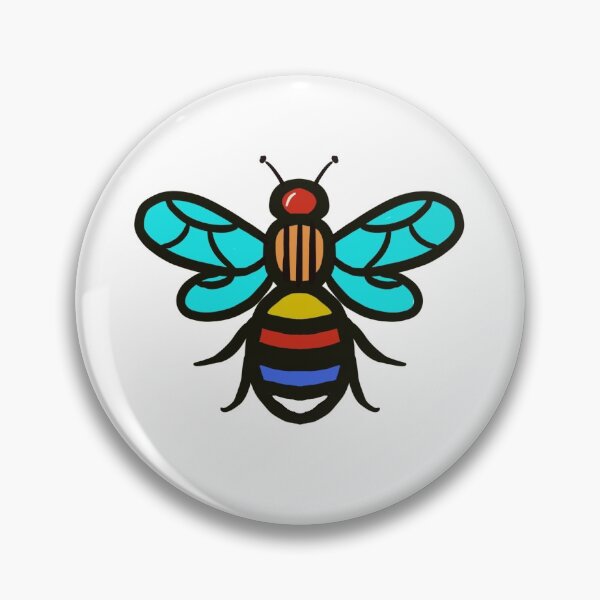Item preview, Colourful bee designed and sold by iancoppack.