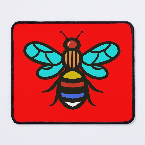 Item preview, Colourful bee designed and sold by iancoppack.