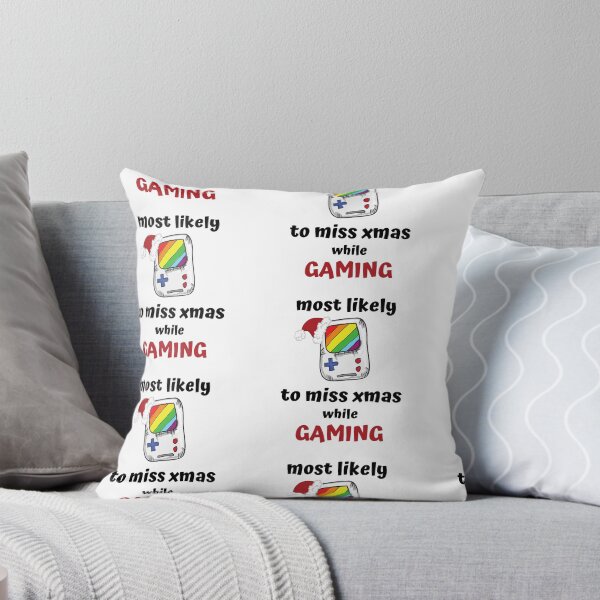 Item preview, most likely to miss christmas while gaming designed and sold by AnnaAndVibes.
