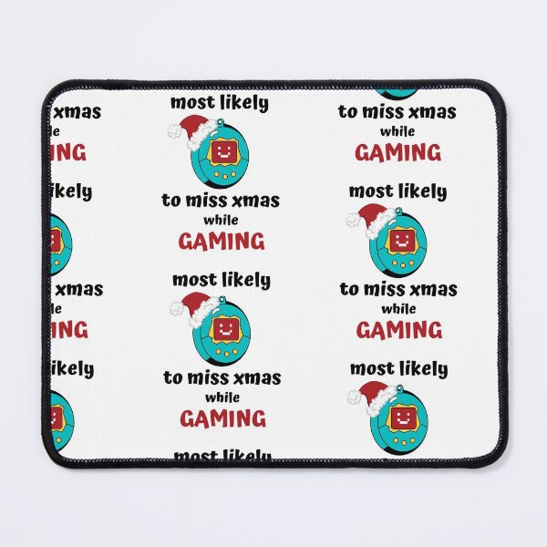 Item preview, most likely to miss christmas while gaming designed and sold by AnnaAndVibes.