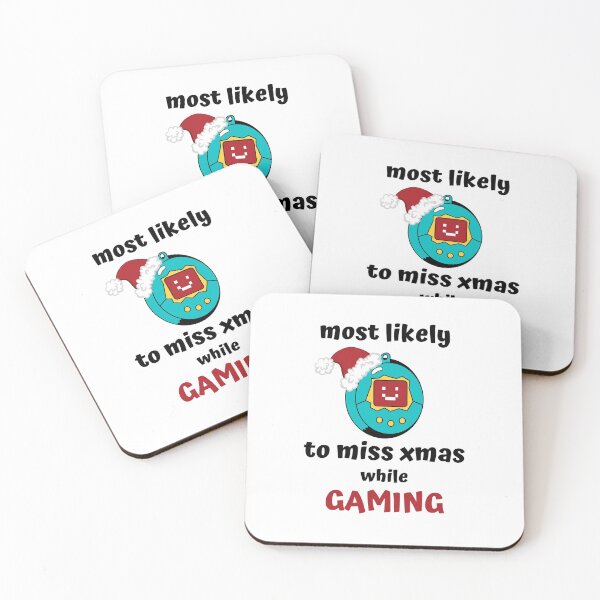 Item preview, most likely to miss christmas while gaming designed and sold by AnnaAndVibes.