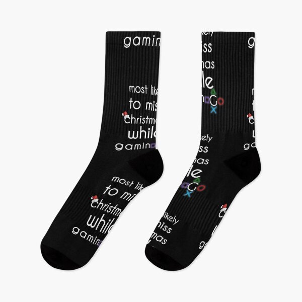 Item preview, most likely to miss christmas while gaming designed and sold by StoreRahhal.