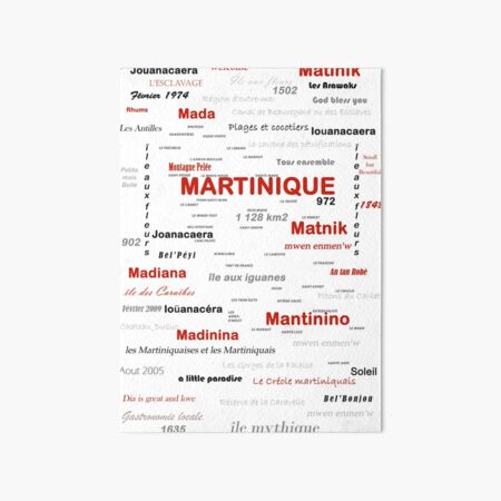 Aperçu de l'œuvre La Martinique  créée et vendue par Madadesign.