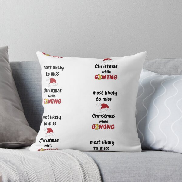 Item preview, most likely to miss christmas while gaming designed and sold by AnnaAndVibes.
