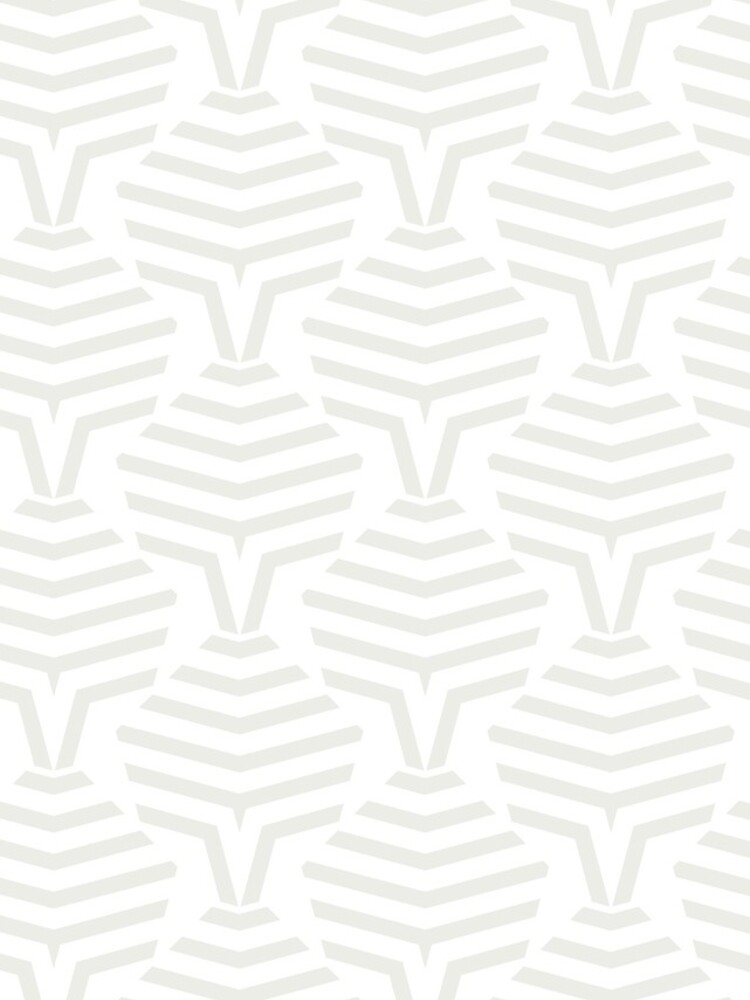 Imagen 4 de 4, Funda de iPhone con la obra Off White and White Geometric Stripe Shape Pattern Pairs Dulux 2022 Popular Colour Cloudy Dreams, diseñada y vendida por ColorOfTheYears.