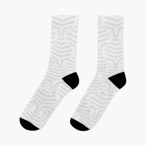 Item preview, Off White and White Geometric Stripe Shape Pattern Pairs Dulux 2022 Popular Colour Cloudy Dreams designed and sold by ColorOfTheYears.
