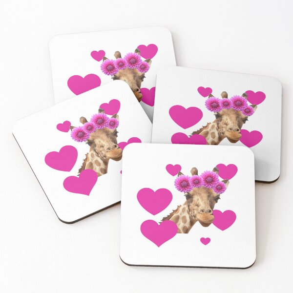 Item preview, GIRAFFE - BABY - LOVE - FLOWER POWER - VALENTINES  designed and sold by Tropical Blood.