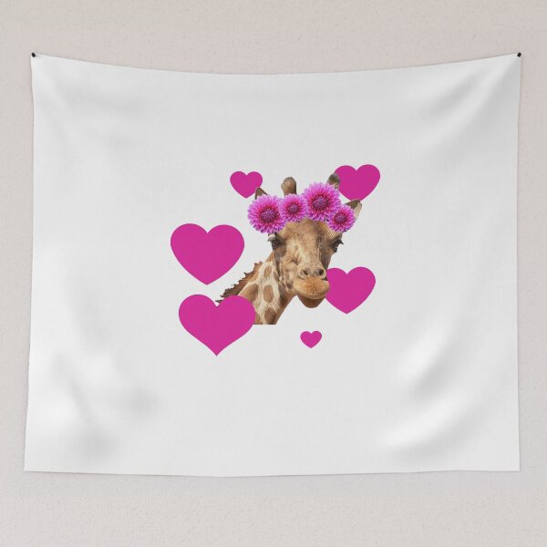 Item preview, GIRAFFE - BABY - LOVE - FLOWER POWER - VALENTINES  designed and sold by Tropical Blood.