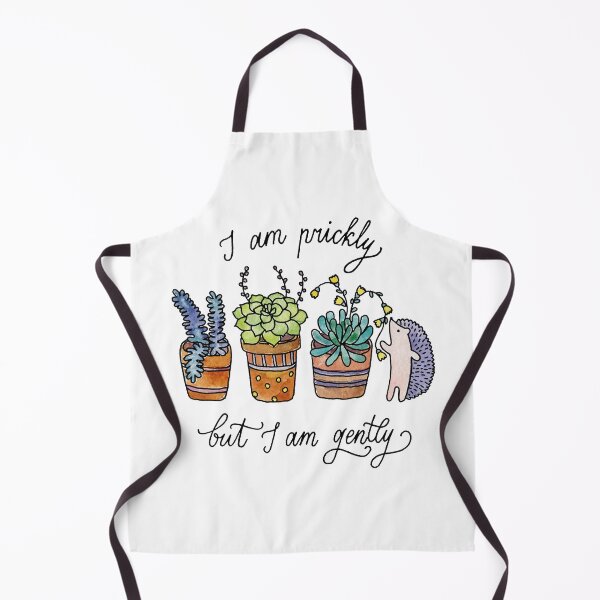 Item preview, Watercolor succulents, cute hedgehog and hand lettering designed and sold by Darina Gulbina.